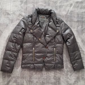 Black puffer jacket